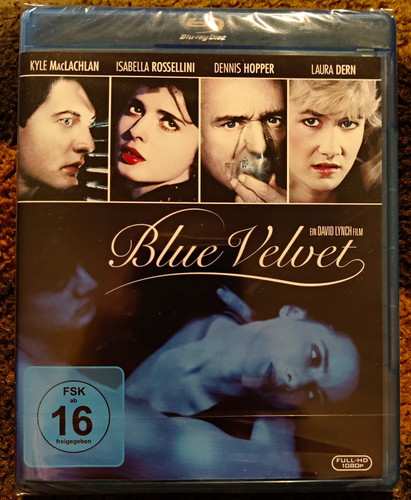 Blue velvet blu ray ovp - blue,