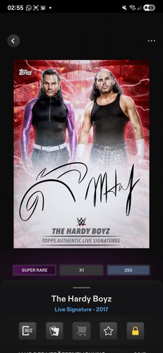 Wwe topps digital - wwe, hardy