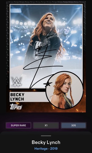 Topps slam digital becky lynch - digital,