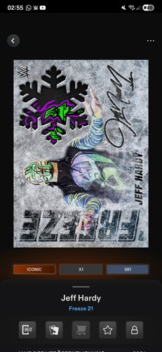 Wwe topps digital - topps, hardy