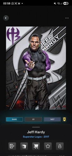 Wwe topps digital - topps, hardy