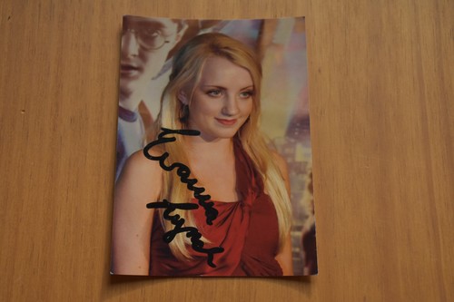 Autogrammkarte evanna lynch - autogrammkarte,